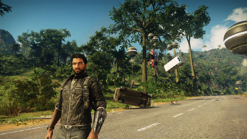 Illustration for article titled I'll Finish Just Cause 4 Once The Balloon Grapple Stops Being Hilarious
